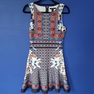 Floral/Geometric Patterned Dress by Forever 21